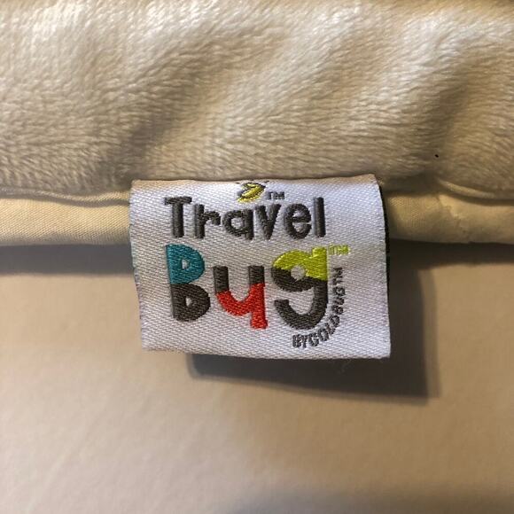 Travel Bug Unicorn Infant Head Support Pillow White & Pink - Picture 2 of 6